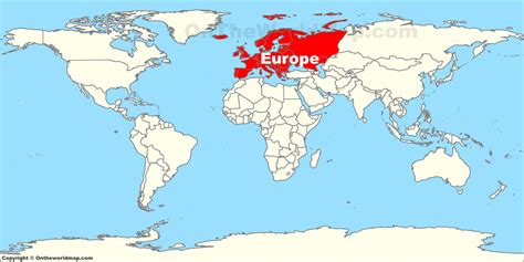 where is europe located.